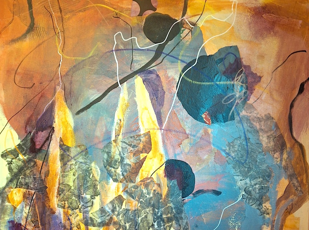 Painting by Bev Jackson
