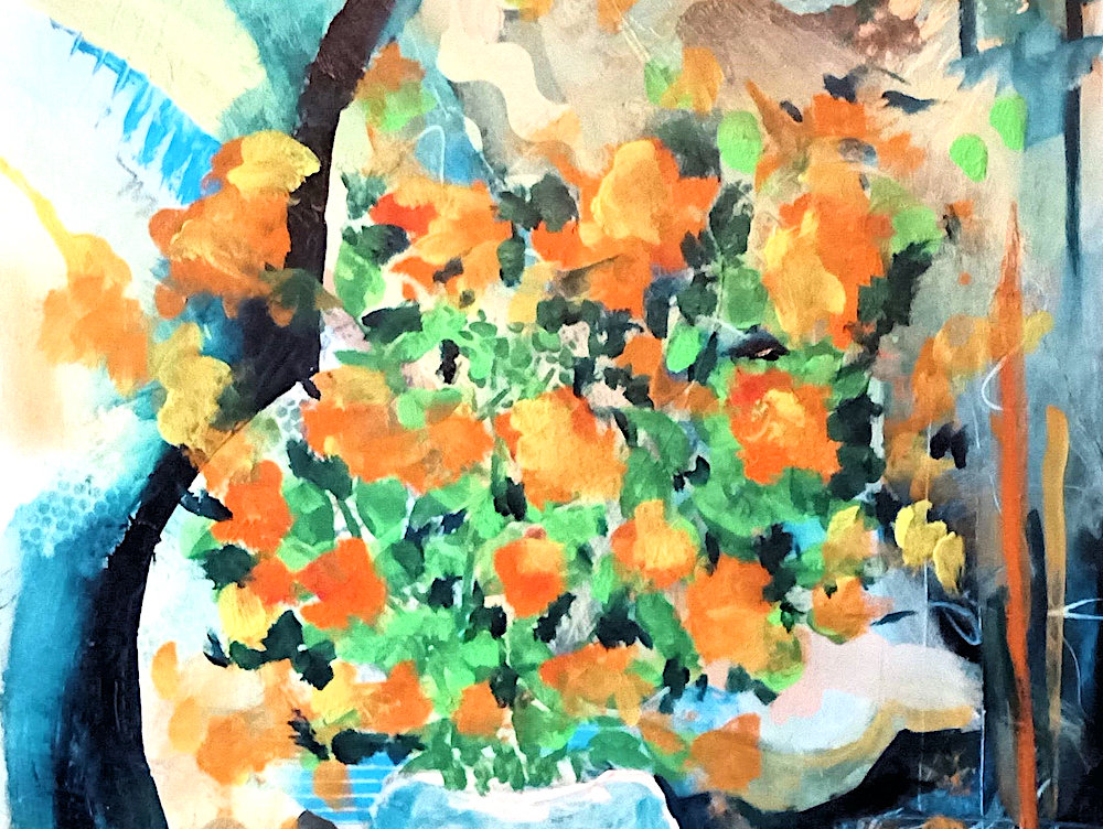 Painting by Bev Jackson
